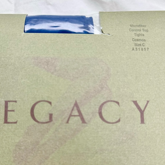 NWT BLUE CONTROL TOP TIGHTS by Legacy color is Cosmos Blue - Picture 10 of 11